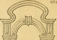 An illustration from An encyclopædia of cottage, farm, and villa architecture and furniture : containing numerous designs for dwellings from the cottage to the villa including farm houses, farmeries, and other agricultural buildings, several designs for country inns, public houses, and parochial schools, with the requisite fittings-up fixtures and furniture ; and appropriate offices, gardens and garden scenery ; each design accompanied by analytical and critical marks illustrative of the principles of archtiectural science and taste on whihc it is composed (1836)