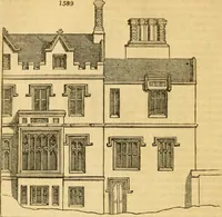 An illustration from An encyclopædia of cottage, farm, and villa architecture and furniture : containing numerous designs for dwellings from the cottage to the villa including farm houses, farmeries, and other agricultural buildings, several designs for country inns, public houses, and parochial schools, with the requisite fittings-up fixtures and furniture ; and appropriate offices, gardens and garden scenery ; each design accompanied by analytical and critical marks illustrative of the principles of archtiectural science and taste on whihc it is composed (1836)