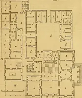 An illustration from An encyclopædia of cottage, farm, and villa architecture and furniture : containing numerous designs for dwellings from the cottage to the villa including farm houses, farmeries, and other agricultural buildings, several designs for country inns, public houses, and parochial schools, with the requisite fittings-up fixtures and furniture ; and appropriate offices, gardens and garden scenery ; each design accompanied by analytical and critical marks illustrative of the principles of archtiectural science and taste on whihc it is composed (1836)