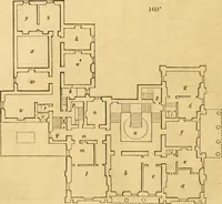 An illustration from An encyclopædia of cottage, farm, and villa architecture and furniture : containing numerous designs for dwellings from the cottage to the villa including farm houses, farmeries, and other agricultural buildings, several designs for country inns, public houses, and parochial schools, with the requisite fittings-up fixtures and furniture ; and appropriate offices, gardens and garden scenery ; each design accompanied by analytical and critical marks illustrative of the principles of archtiectural science and taste on whihc it is composed (1836)