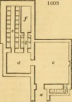 An illustration from An encyclopædia of cottage, farm, and villa architecture and furniture : containing numerous designs for dwellings from the cottage to the villa including farm houses, farmeries, and other agricultural buildings, several designs for country inns, public houses, and parochial schools, with the requisite fittings-up fixtures and furniture ; and appropriate offices, gardens and garden scenery ; each design accompanied by analytical and critical marks illustrative of the principles of archtiectural science and taste on whihc it is composed (1836)