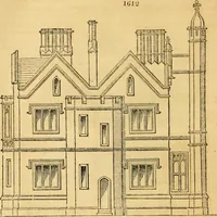 An illustration from An encyclopædia of cottage, farm, and villa architecture and furniture : containing numerous designs for dwellings from the cottage to the villa including farm houses, farmeries, and other agricultural buildings, several designs for country inns, public houses, and parochial schools, with the requisite fittings-up fixtures and furniture ; and appropriate offices, gardens and garden scenery ; each design accompanied by analytical and critical marks illustrative of the principles of archtiectural science and taste on whihc it is composed (1836)