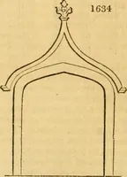 An illustration from An encyclopædia of cottage, farm, and villa architecture and furniture : containing numerous designs for dwellings from the cottage to the villa including farm houses, farmeries, and other agricultural buildings, several designs for country inns, public houses, and parochial schools, with the requisite fittings-up fixtures and furniture ; and appropriate offices, gardens and garden scenery ; each design accompanied by analytical and critical marks illustrative of the principles of archtiectural science and taste on whihc it is composed (1836)