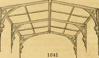 An illustration from An encyclopædia of cottage, farm, and villa architecture and furniture : containing numerous designs for dwellings from the cottage to the villa including farm houses, farmeries, and other agricultural buildings, several designs for country inns, public houses, and parochial schools, with the requisite fittings-up fixtures and furniture ; and appropriate offices, gardens and garden scenery ; each design accompanied by analytical and critical marks illustrative of the principles of archtiectural science and taste on whihc it is composed (1836)