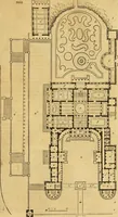 An illustration from An encyclopædia of cottage, farm, and villa architecture and furniture : containing numerous designs for dwellings from the cottage to the villa including farm houses, farmeries, and other agricultural buildings, several designs for country inns, public houses, and parochial schools, with the requisite fittings-up fixtures and furniture ; and appropriate offices, gardens and garden scenery ; each design accompanied by analytical and critical marks illustrative of the principles of archtiectural science and taste on whihc it is composed (1836)