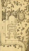 An illustration from An encyclopædia of cottage, farm, and villa architecture and furniture : containing numerous designs for dwellings from the cottage to the villa including farm houses, farmeries, and other agricultural buildings, several designs for country inns, public houses, and parochial schools, with the requisite fittings-up fixtures and furniture ; and appropriate offices, gardens and garden scenery ; each design accompanied by analytical and critical marks illustrative of the principles of archtiectural science and taste on whihc it is composed (1836)