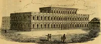 An illustration from An encyclopædia of cottage, farm, and villa architecture and furniture : containing numerous designs for dwellings from the cottage to the villa including farm houses, farmeries, and other agricultural buildings, several designs for country inns, public houses, and parochial schools, with the requisite fittings-up fixtures and furniture ; and appropriate offices, gardens and garden scenery ; each design accompanied by analytical and critical marks illustrative of the principles of archtiectural science and taste on whihc it is composed (1836)