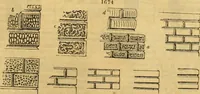 An illustration from An encyclopædia of cottage, farm, and villa architecture and furniture : containing numerous designs for dwellings from the cottage to the villa including farm houses, farmeries, and other agricultural buildings, several designs for country inns, public houses, and parochial schools, with the requisite fittings-up fixtures and furniture ; and appropriate offices, gardens and garden scenery ; each design accompanied by analytical and critical marks illustrative of the principles of archtiectural science and taste on whihc it is composed (1836)