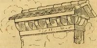 An illustration from An encyclopædia of cottage, farm, and villa architecture and furniture : containing numerous designs for dwellings from the cottage to the villa including farm houses, farmeries, and other agricultural buildings, several designs for country inns, public houses, and parochial schools, with the requisite fittings-up fixtures and furniture ; and appropriate offices, gardens and garden scenery ; each design accompanied by analytical and critical marks illustrative of the principles of archtiectural science and taste on whihc it is composed (1836)