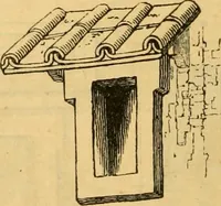 An illustration from An encyclopædia of cottage, farm, and villa architecture and furniture : containing numerous designs for dwellings from the cottage to the villa including farm houses, farmeries, and other agricultural buildings, several designs for country inns, public houses, and parochial schools, with the requisite fittings-up fixtures and furniture ; and appropriate offices, gardens and garden scenery ; each design accompanied by analytical and critical marks illustrative of the principles of archtiectural science and taste on whihc it is composed (1836)