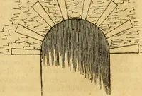 An illustration from An encyclopædia of cottage, farm, and villa architecture and furniture : containing numerous designs for dwellings from the cottage to the villa including farm houses, farmeries, and other agricultural buildings, several designs for country inns, public houses, and parochial schools, with the requisite fittings-up fixtures and furniture ; and appropriate offices, gardens and garden scenery ; each design accompanied by analytical and critical marks illustrative of the principles of archtiectural science and taste on whihc it is composed (1836)