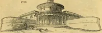 An illustration from An encyclopædia of cottage, farm, and villa architecture and furniture : containing numerous designs for dwellings from the cottage to the villa including farm houses, farmeries, and other agricultural buildings, several designs for country inns, public houses, and parochial schools, with the requisite fittings-up fixtures and furniture ; and appropriate offices, gardens and garden scenery ; each design accompanied by analytical and critical marks illustrative of the principles of archtiectural science and taste on whihc it is composed (1836)