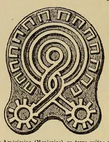 An illustration from Encyclopédie historique, archéologique, biographique, chronologique et monogrammatique des beaux-arts plastiques, architecture et mosaïque, céramique, sculpture, peinture et gravure (1873)