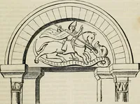 An illustration from Encyclopedia of antiquities : and elements of archaeology, classical and mediæval (1843)