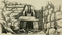 An illustration from Encyclopedia of antiquities : and elements of archaeology, classical and mediæval (1843)