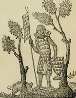 An illustration from Encyclopedia of antiquities : and elements of archaeology, classical and mediæval (1843)