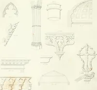 Picture 22 of 181 from Encyclopedia of architecture : a dictionary of the science and practice of architecture, building, carpentry, etc., from the earliest ages to the present time, forming a comprehensive work of reference for the use of architects, builders, carpenters, masons, engineers, students, professional men, and amateurs (1852), leaf 113