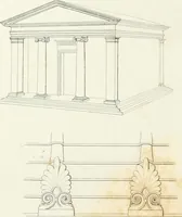 Picture 5 of 181 from Encyclopedia of architecture : a dictionary of the science and practice of architecture, building, carpentry, etc., from the earliest ages to the present time, forming a comprehensive work of reference for the use of architects, builders, carpenters, masons, engineers, students, professional men, and amateurs (1852), leaf 27