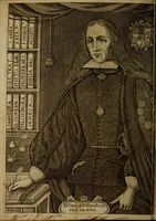 An illustration from Engaños y desengaños del profano amor : deducidos de la amorosa historia, que à este fin se refiere del ducque D. Federico de Toledo : donde se disuade lo nocivo de esta passion, y se previene su remedio en diversos documentos morales, y politicos ; illustrados de toda erudicion sacra y humana ... (1687)