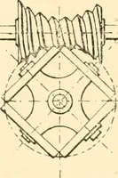An illustration from The engineer's sketch-book of mechanical movements, devices, appliances, contrivances and details employed in the design and construction of machinery for every purpose; (1902)