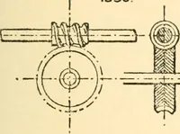 An illustration from The engineer's sketch-book of mechanical movements, devices, appliances, contrivances and details employed in the design and construction of machinery for every purpose; (1902)