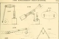 An illustration from The engineer's sketch-book of mechanical movements, devices, appliances, contrivances and details employed in the design and construction of machinery for every purpose; (1902)