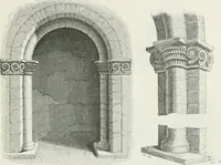 An illustration from An attempt to discriminate the styles of architecture in England : from the Conquest to the Reformation : with a sketch of the Grecian and Roman orders (1862)