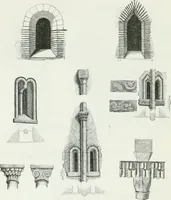 An illustration from An attempt to discriminate the styles of architecture in England : from the Conquest to the Reformation : with a sketch of the Grecian and Roman orders (1862)