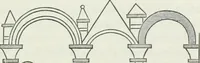An illustration from An attempt to discriminate the styles of architecture in England : from the Conquest to the Reformation : with a sketch of the Grecian and Roman orders (1862)