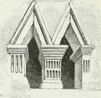 An illustration from An attempt to discriminate the styles of architecture in England : from the Conquest to the Reformation : with a sketch of the Grecian and Roman orders (1862)