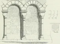 An illustration from An attempt to discriminate the styles of architecture in England : from the Conquest to the Reformation : with a sketch of the Grecian and Roman orders (1862)