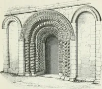 An illustration from An attempt to discriminate the styles of architecture in England : from the Conquest to the Reformation : with a sketch of the Grecian and Roman orders (1862)
