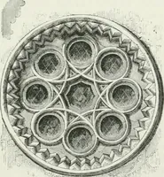 An illustration from An attempt to discriminate the styles of architecture in England : from the Conquest to the Reformation : with a sketch of the Grecian and Roman orders (1862)