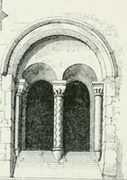 An illustration from An attempt to discriminate the styles of architecture in England : from the Conquest to the Reformation : with a sketch of the Grecian and Roman orders (1862)