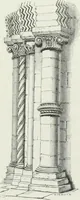 An illustration from An attempt to discriminate the styles of architecture in England : from the Conquest to the Reformation : with a sketch of the Grecian and Roman orders (1862)