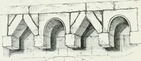 An illustration from An attempt to discriminate the styles of architecture in England : from the Conquest to the Reformation : with a sketch of the Grecian and Roman orders (1862)