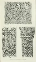An illustration from An attempt to discriminate the styles of architecture in England : from the Conquest to the Reformation : with a sketch of the Grecian and Roman orders (1862)