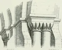 An illustration from An attempt to discriminate the styles of architecture in England : from the Conquest to the Reformation : with a sketch of the Grecian and Roman orders (1862)