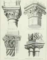 An illustration from An attempt to discriminate the styles of architecture in England : from the Conquest to the Reformation : with a sketch of the Grecian and Roman orders (1862)