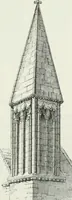 An illustration from An attempt to discriminate the styles of architecture in England : from the Conquest to the Reformation : with a sketch of the Grecian and Roman orders (1862)