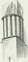 An illustration from An attempt to discriminate the styles of architecture in England : from the Conquest to the Reformation : with a sketch of the Grecian and Roman orders (1862)