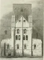 An illustration from An attempt to discriminate the styles of architecture in England : from the Conquest to the Reformation : with a sketch of the Grecian and Roman orders (1862)