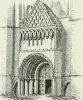 An illustration from An attempt to discriminate the styles of architecture in England : from the Conquest to the Reformation : with a sketch of the Grecian and Roman orders (1862)