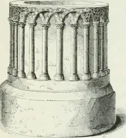 An illustration from An attempt to discriminate the styles of architecture in England : from the Conquest to the Reformation : with a sketch of the Grecian and Roman orders (1862)