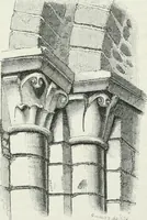 An illustration from An attempt to discriminate the styles of architecture in England : from the Conquest to the Reformation : with a sketch of the Grecian and Roman orders (1862)