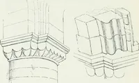 An illustration from An attempt to discriminate the styles of architecture in England : from the Conquest to the Reformation : with a sketch of the Grecian and Roman orders (1862)