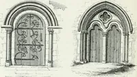 An illustration from An attempt to discriminate the styles of architecture in England : from the Conquest to the Reformation : with a sketch of the Grecian and Roman orders (1862)