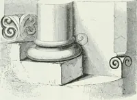 An illustration from An attempt to discriminate the styles of architecture in England : from the Conquest to the Reformation : with a sketch of the Grecian and Roman orders (1862)