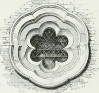 An illustration from An attempt to discriminate the styles of architecture in England : from the Conquest to the Reformation : with a sketch of the Grecian and Roman orders (1862)