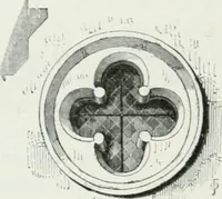 An illustration from An attempt to discriminate the styles of architecture in England : from the Conquest to the Reformation : with a sketch of the Grecian and Roman orders (1862)